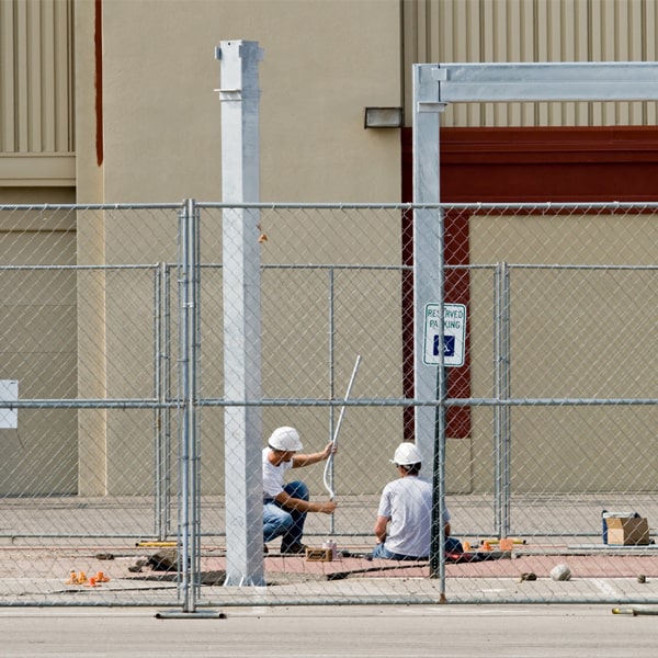 how much time can i rent the temporary fence for my construction site or event